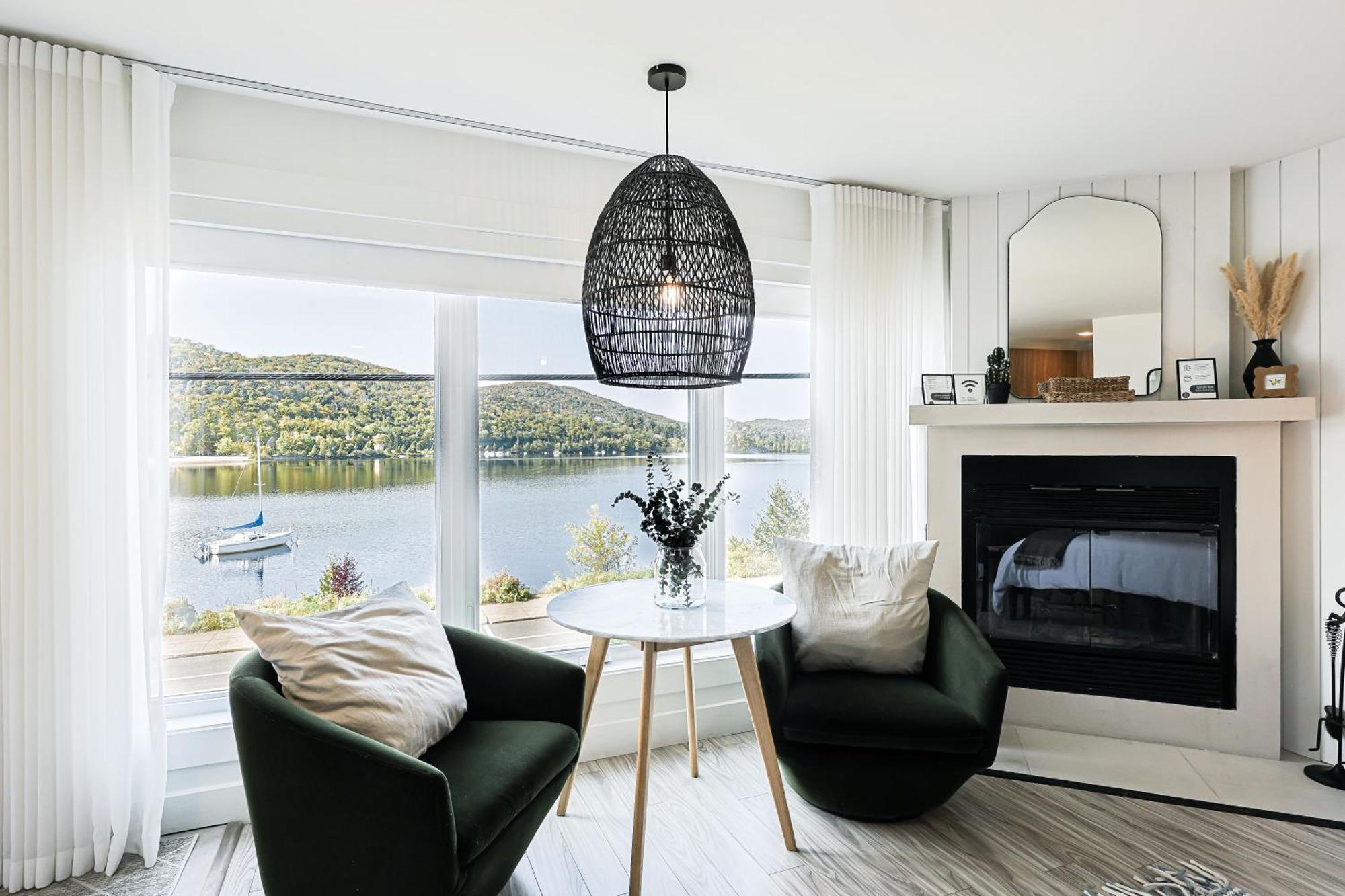 Les Lofts Du Lac Des Sables By Kasania Sainte-Agathe-des-Monts Exteriér fotografie