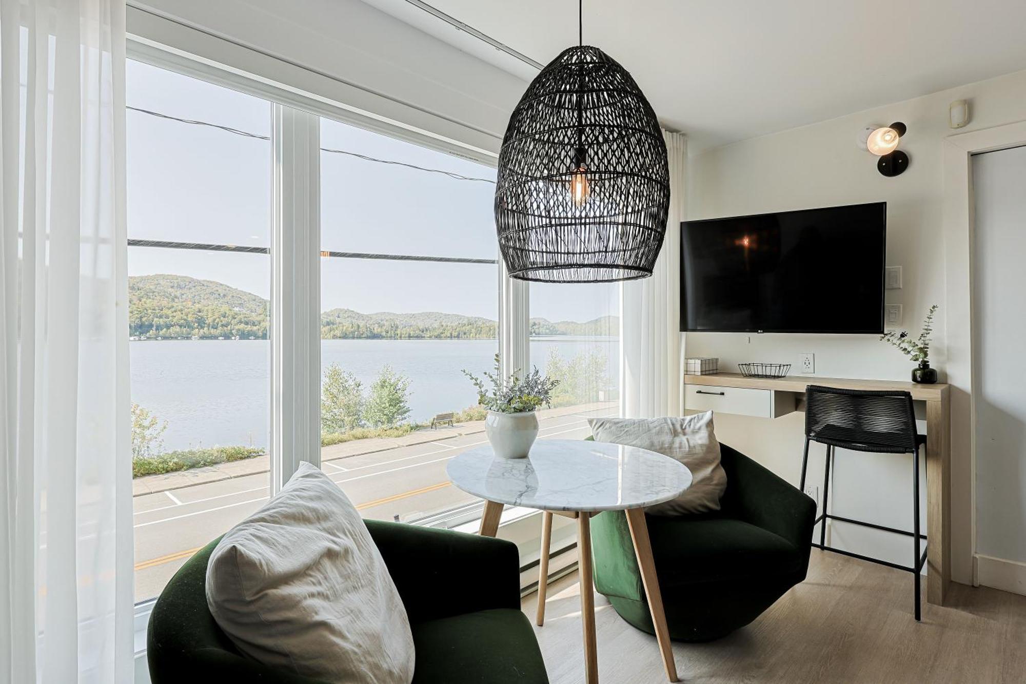 Les Lofts Du Lac Des Sables By Kasania Sainte-Agathe-des-Monts Exteriér fotografie