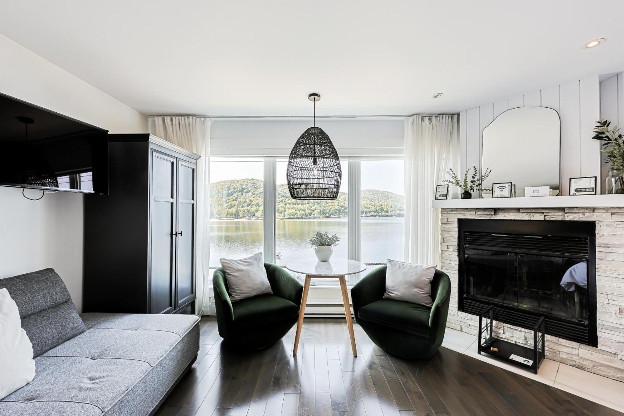 Les Lofts Du Lac Des Sables By Kasania Sainte-Agathe-des-Monts Exteriér fotografie